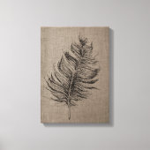 1 Taupe Canvas Wall Art (Voorkant)