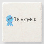 #1 Teacher Stenen Onderzetter (Voorkant)