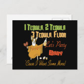 1 Tequila 2 Tequila 3 Vloer Tequila Briefkaart (Voorkant / Achterkant)