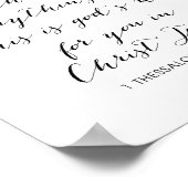 1 Thessaliërs 5:16-18 Poster (Hoek)