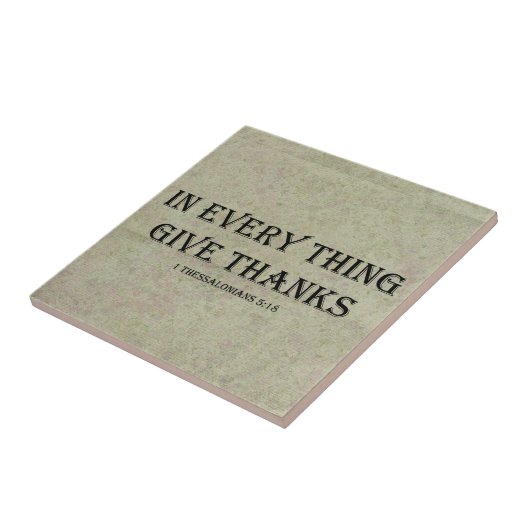 1 Thessaliërs 5:18 Tegeltje (Zijkant)