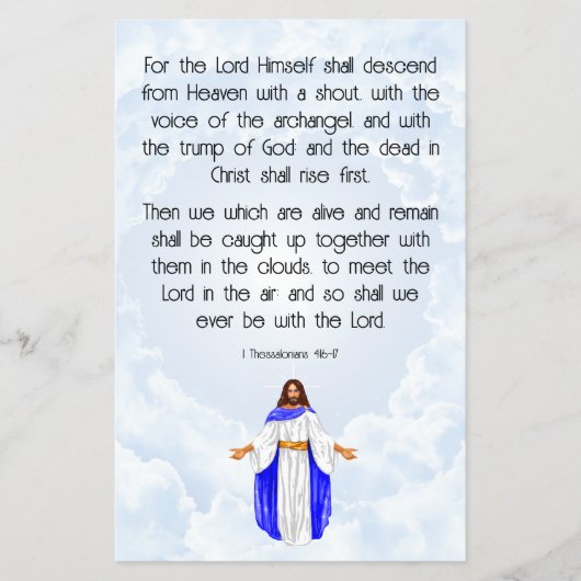 1 Thessalonians 4:16-17  Flyer (Voorkant)