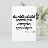 1 Thessalonicenzen 5:21-22 KJV Bijbelgroet Kaart (Staand voorkant)