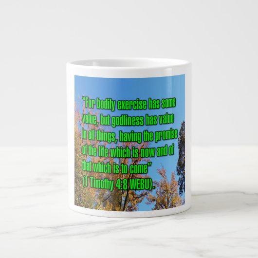 1 Timothée 4:8 WEBU Mug (Devant)