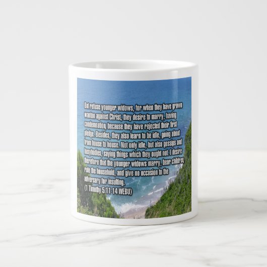 1 Timothée 5:11-14 WEBU Mug (Devant)