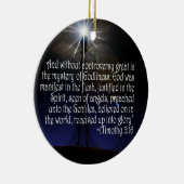 1 TIMOTHY 3:16 SCRIPTURE ORNAMENT JESUS (Rechts)