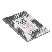 1 Timothy 6:12 Vecht de Goede Vecht van Vertrouwen Notitieboek (Rechterzijde)