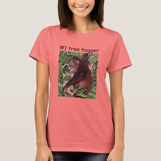 #1 Tree Hugger T-shirt (Voorkant)