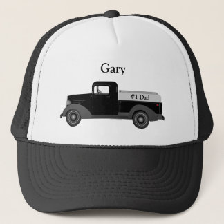 #1 Vader Oude Truck Baseball Trucker Hat Pet