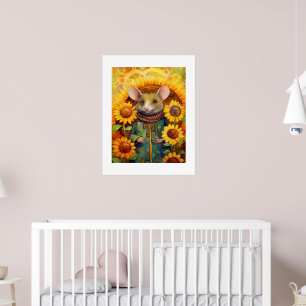 1 van 17 Zonnebloementuin Miceville Poster