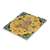 1 van Paar Turbaned Mannen Repro Antiek Perzisch Tegeltje (Zijkant)