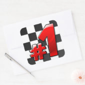 #1 VIERKANTE STICKER (Envelop)