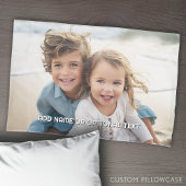 1 Volledige foto en tekst - horizontaal landschap Kussensloop