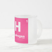 1 Waterstof | Periodieke tabel van elementen Matglas Koffiemok (Voorkant rechts)