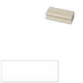 1" x 2,5" Maple Wood Rubber Ink Stamp Rubberstempel (Gestempeld)