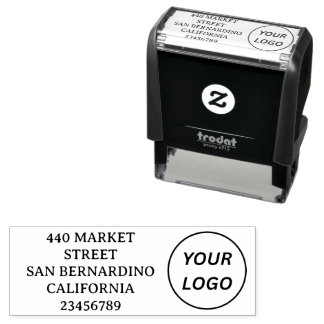 1" x 2,5" zelfinktende stempel