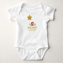 1 Year Big Boy Energy Baby One‑Piece