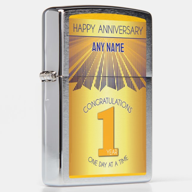 1 Year | Golden Ray 12 Step CUSTOM NAME (Rechts)