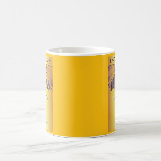 1 Year Sober Anniversary | Golden Ray 12 Step Koffiemok (Center)