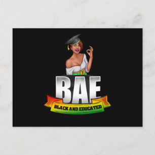 1 Zwarte Geschiedenis Maand Afrikaanse Amerikaanse Uitnodiging Briefkaart