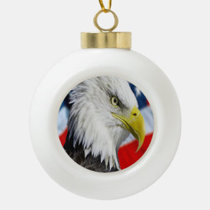 1aa adelaar keramische bal ornament