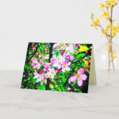 1APPLE BLOESEMS HELDER KLEIN WENSKAART KAART (Gele Bloem)