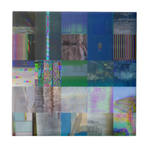 1C9984DA Glitch Art Digitale Vervorming Vaporwave Tegeltje