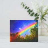 1COSMIC REGENBOOG BRIEFKAART (Staand voorkant)