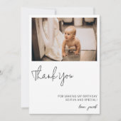 1e 2e 3e 4e 5e 6e 7e 8e 9 verjaardag cadeau bedankkaart (Voorkant)