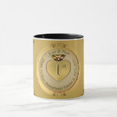 1e/50e bruiloft Jubileum Golden Mok (Midden)