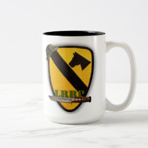 1e 7e cavalerie aircav veteranen veteranen veteran tweekleurige koffiemok