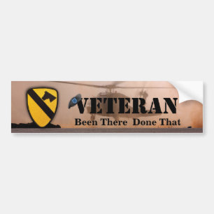 1e 7e cavalerie veteranen veteranen bumpersticker