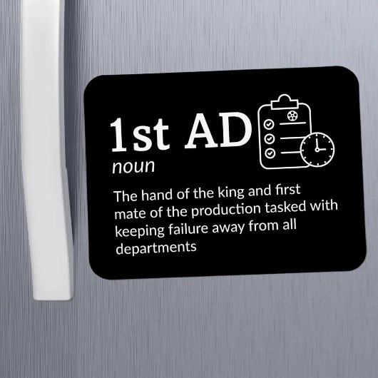 1e AD-definitie - Filmcrew 3" x 4" Flex Magneet