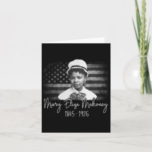 1e Afro-Amerikaanse verpleegster Black History Mon Kaart