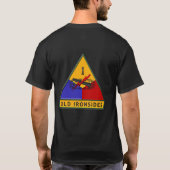 1e Amerikaanse Armored Division T-Shirt (Achterkant)