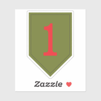 1e Amerikaanse Infanteriedivisie The Big Red One p Sticker