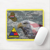 1e Armor Div Irak Combat Veteran Muismat (Met muis)
