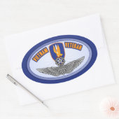 1e Avn Bde Master Aviator Ovale Sticker (Envelop)
