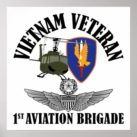 1e Avn Bde Master Aviator Poster (Voorkant)