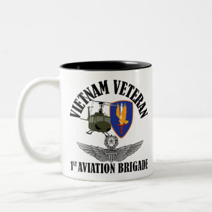 1e Avn Bde Master Aviator Tweekleurige Koffiemok