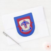 1e Bataljon 501e Infanterie Flash en DUI Sticker (Envelop)