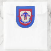 1e Bataljon 501e Infanterie Flash en DUI Sticker (Tas)