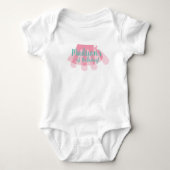 1e Birthday Tutu-Shirten voor Baby Romper (Voorkant)