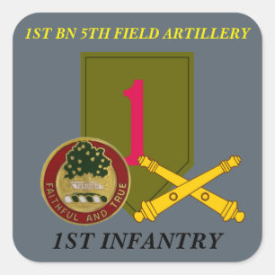 1E BN 5E VELDPARTIJ 1E INFANTERIE STICKERS