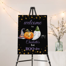 1e Boo-Day Welkomstbord