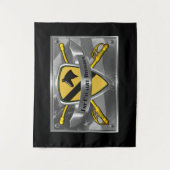 1e CAV Cavalerie Divisie Wandkleed (Voorkant)