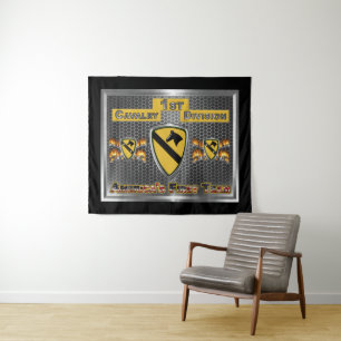 1e CAV Cavaleriedivisie Wandkleed