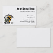 1e Cav Vietnam - CH-47 Visitekaartje (Voorkant / Achterkant)