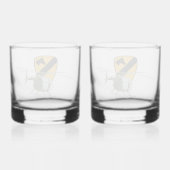 1e Cav - Vietnam OH-6 Loach Gunship Whisky Glas (Achterkant)