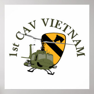 1e Cav Vietnam Poster